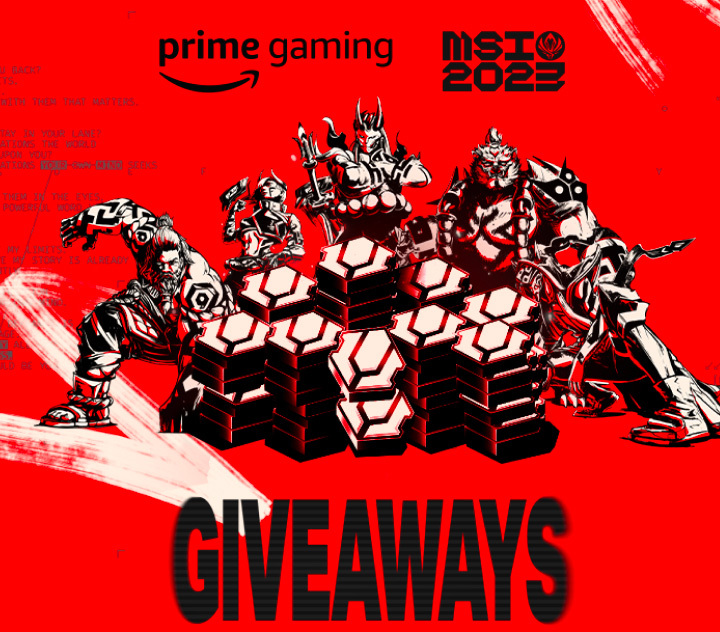 Prime Gaming Presents: League of Legends MSI Giveaways